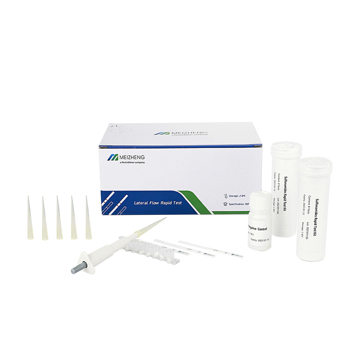 Kit de antibioticos en leche  4en1   Beta-lactams & Tetracyclines & Streptomycin & Chloramphenicol 